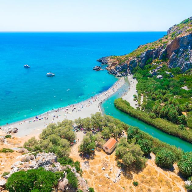 Palmenstrand von Preveli